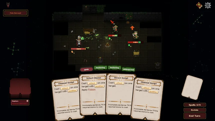 Скриншот 1 к игре Grimoire of Blanks