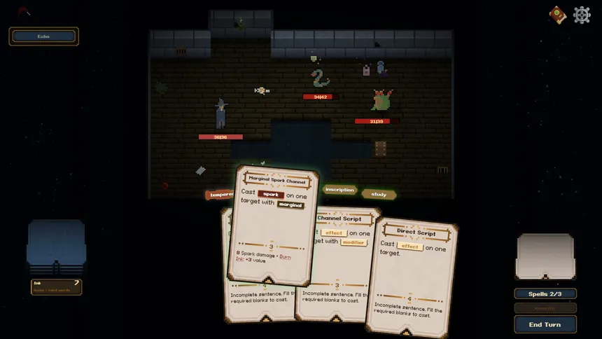 Скриншот 2 к игре Grimoire of Blanks