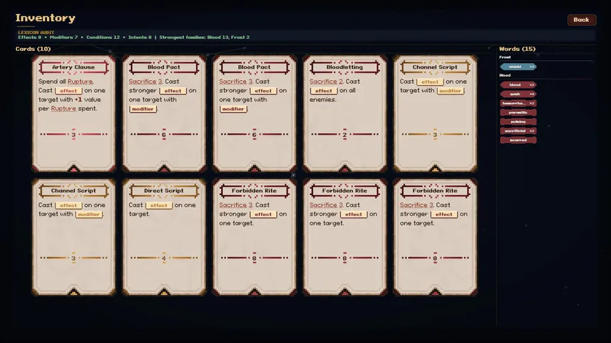 Скриншот 7 к игре Grimoire of Blanks