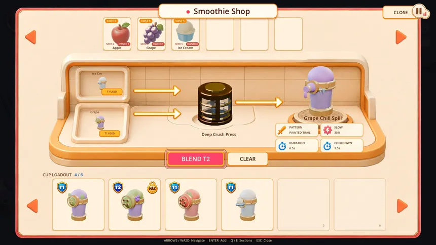 Скриншот 4 к игре Blend Hunter: Smoothie Bullet Heaven