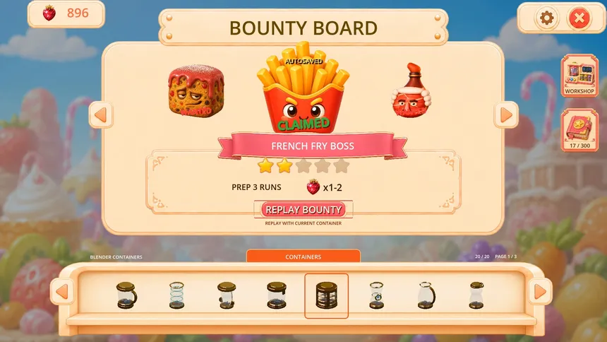 Скриншот 6 к игре Blend Hunter: Smoothie Bullet Heaven