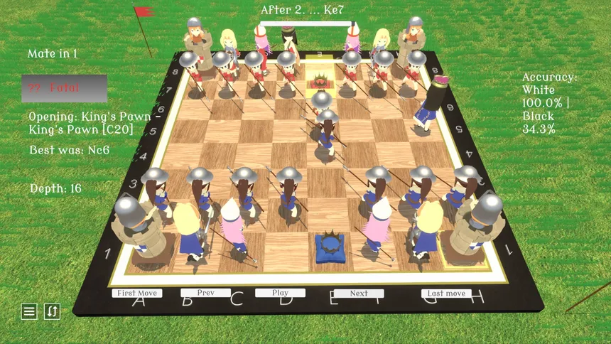 Скриншот 4 к игре Checkmate Heroines