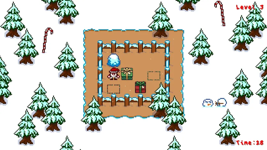 Скриншот 1 к игре HO HO HO SOKOBAN