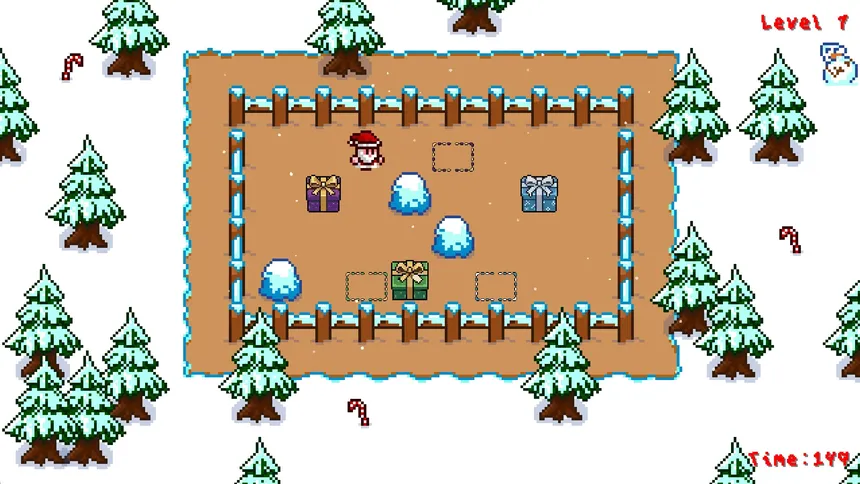 Скриншот 2 к игре HO HO HO SOKOBAN