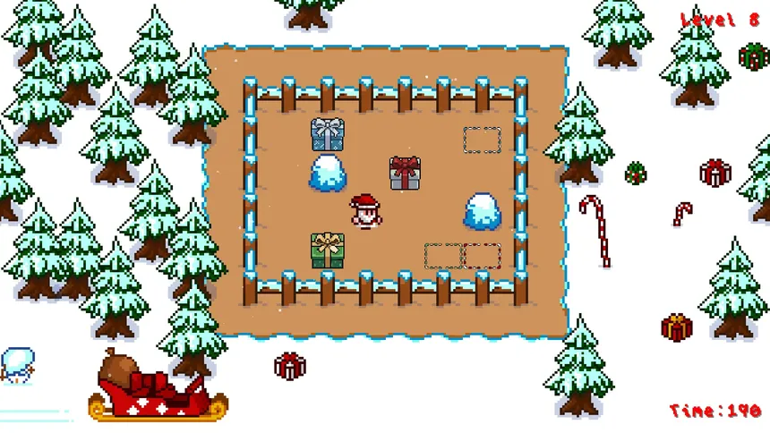 Скриншот 3 к игре HO HO HO SOKOBAN