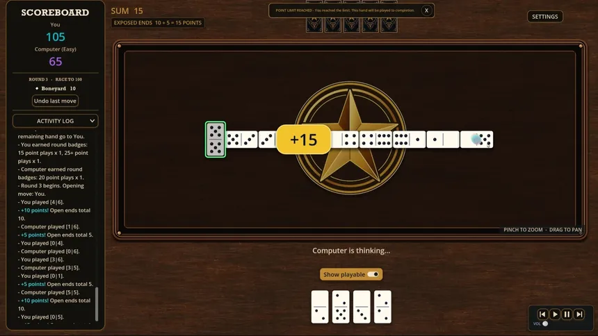 Скриншот 6 к игре TEXAS DOMINOES