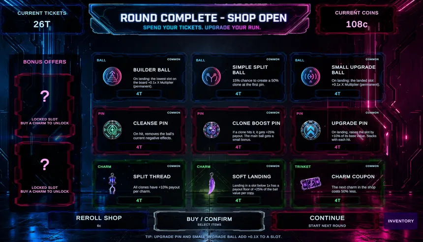 Скриншот 5 к игре Cyber Plinko