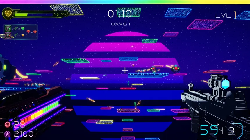 Скриншот 1 к игре Neon One-Man Army
