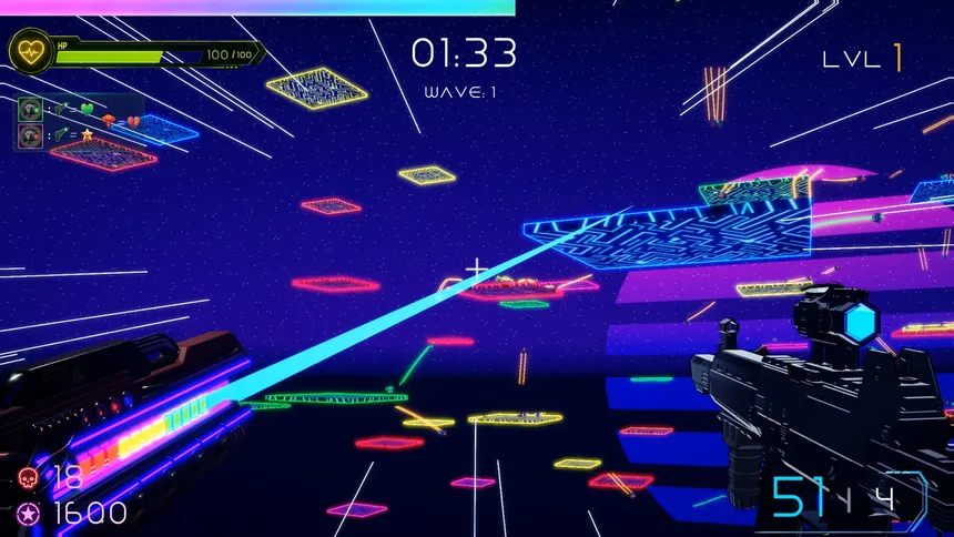 Скриншот 6 к игре Neon One-Man Army