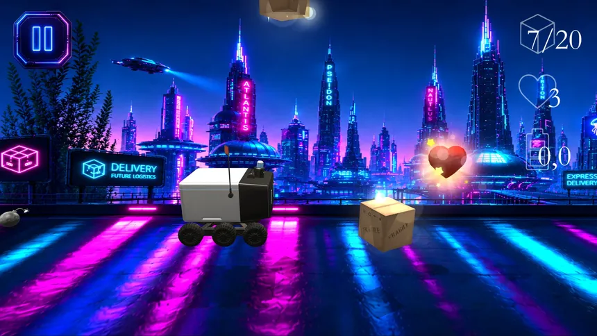 Скриншот 2 к игре Robot City: Delivery