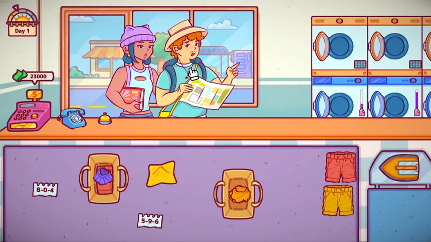 Скриншот 1 к игре Freshly Folded: Laundry Shop