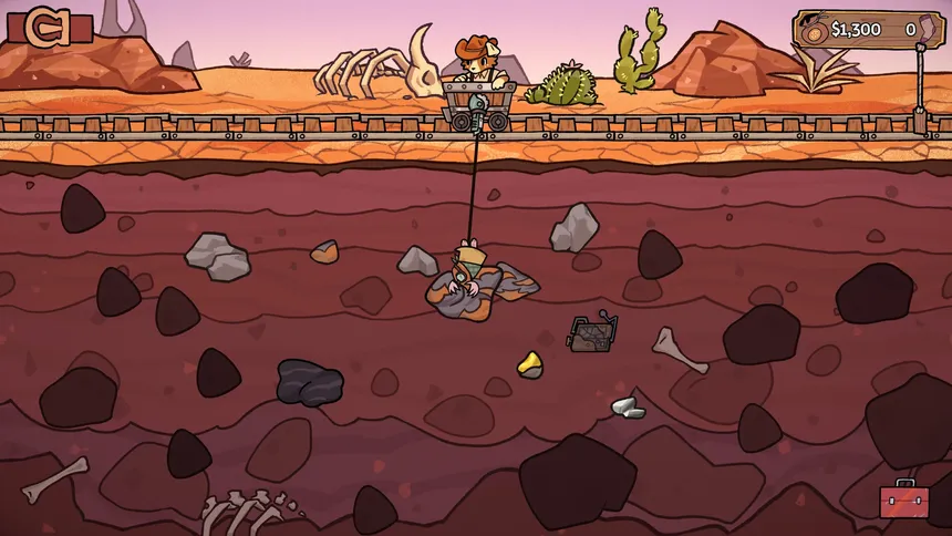 Скриншот 1 к игре Pup & Mole: Gold Rush