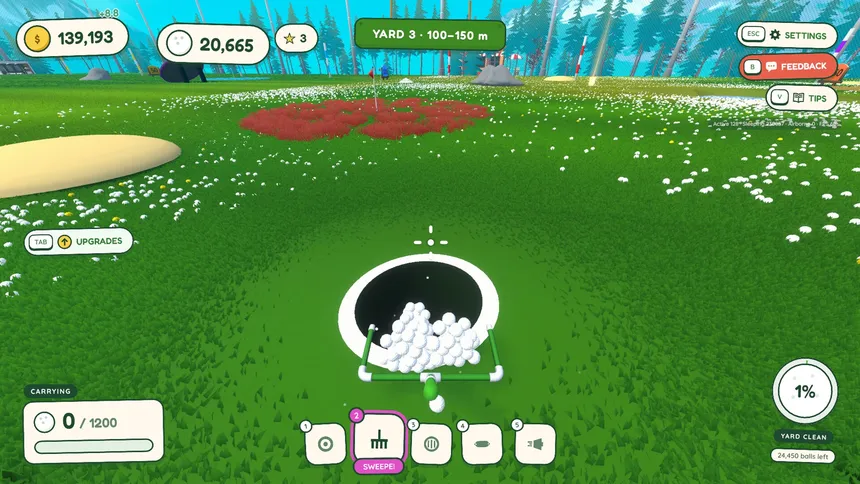 Скриншот 2 к игре BALL PICKER - Clean Up the Golf Yard