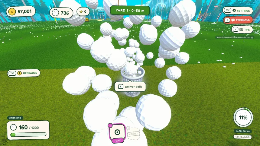 Скриншот 3 к игре BALL PICKER - Clean Up the Golf Yard