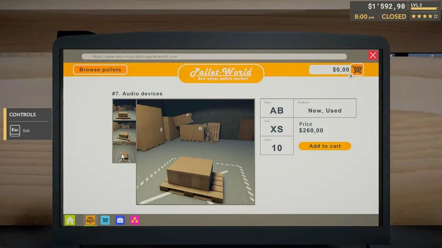 Скриншот 2 к игре Returns Outlet Simulator