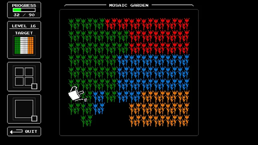 Скриншот 5 к игре Mosaic Garden: The Flower Game