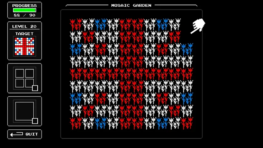 Скриншот 6 к игре Mosaic Garden: The Flower Game