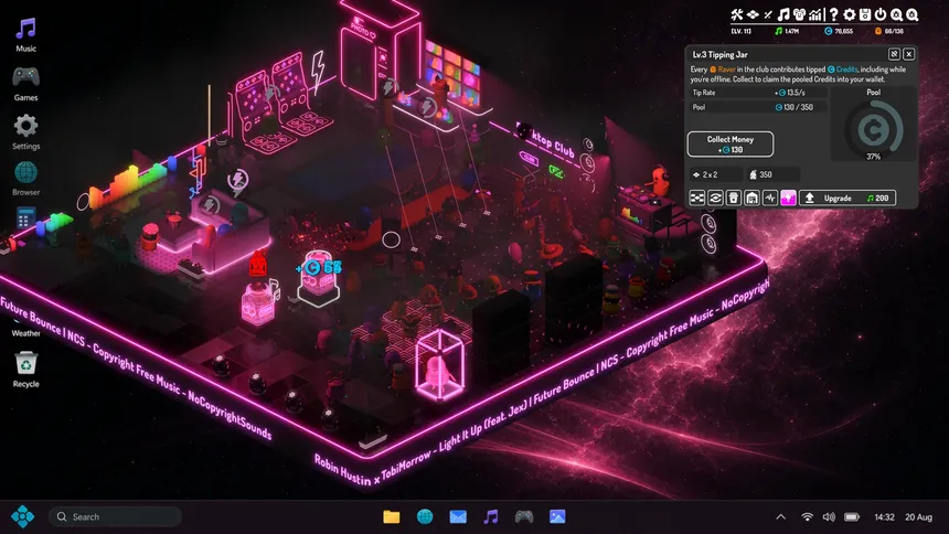 Скриншот 4 к игре Desktop Rave: Idle Audio Club