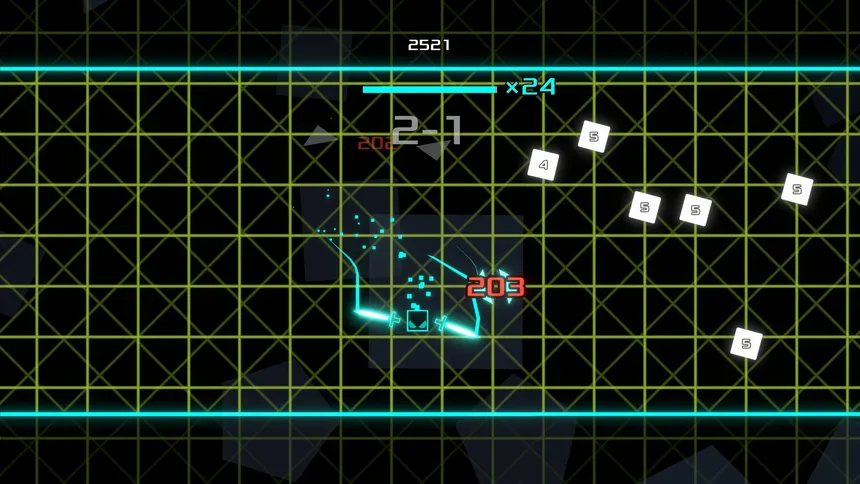 Скриншот 1 к игре Grazed - Incremental Arcade
