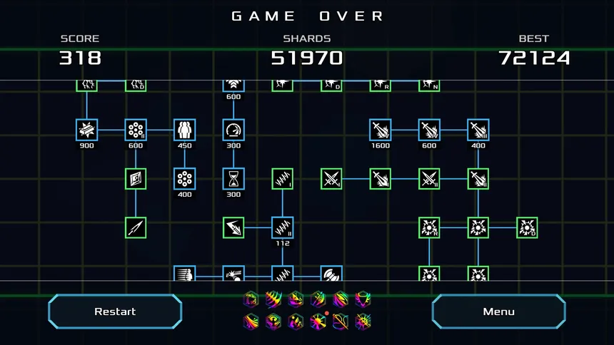 Скриншот 2 к игре Grazed - Incremental Arcade