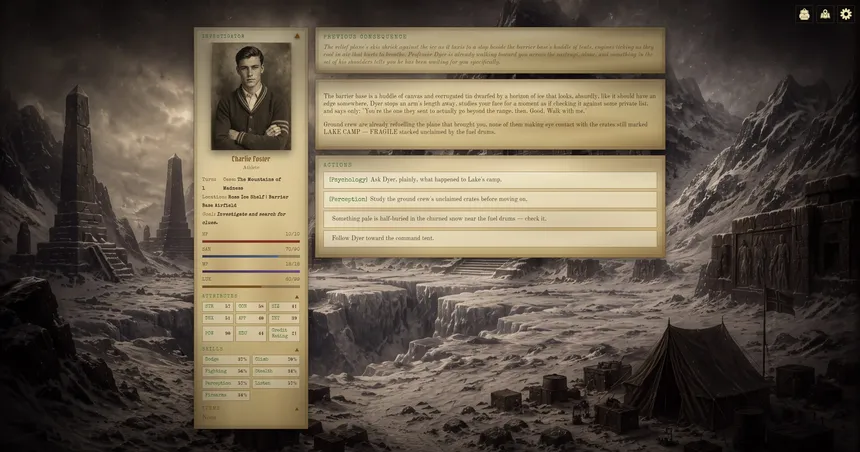 Скриншот 6 к игре Dark Dice: Cthulhu Investigation Log