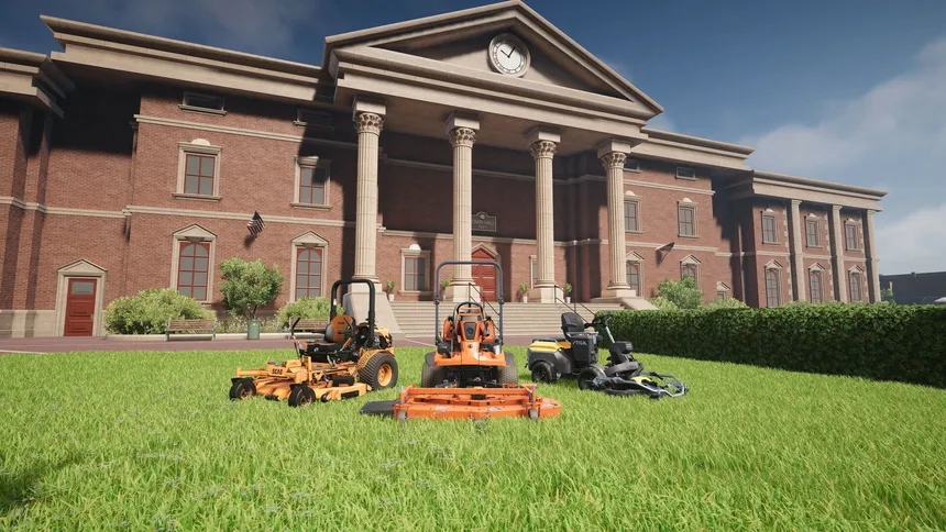 Скриншот 1 к игре Lawn Mowing Simulator 2