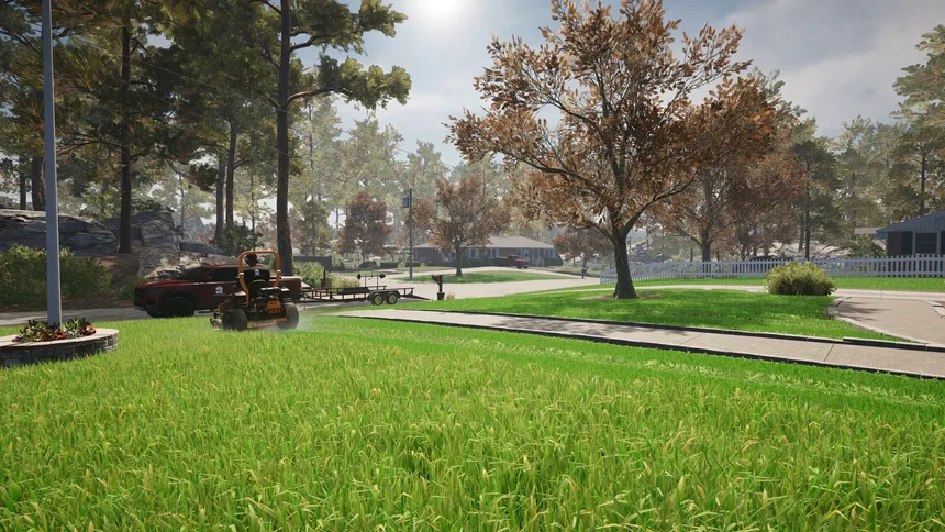 Скриншот 3 к игре Lawn Mowing Simulator 2