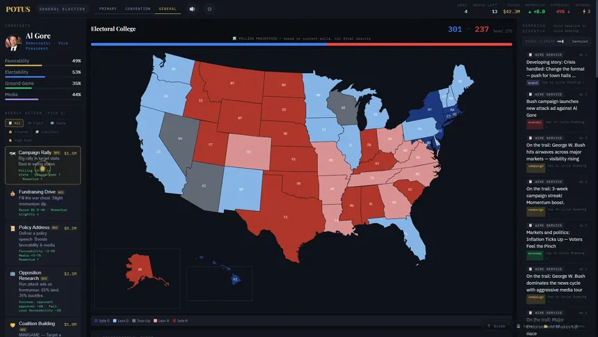 Скриншот 8 к игре POTUS Election Sim