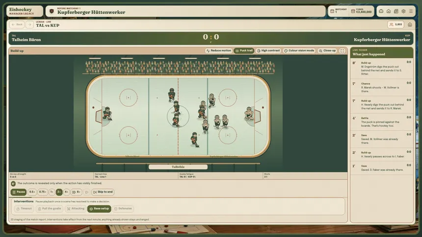 Скриншот 1 к игре Eishockey Manager Legacy