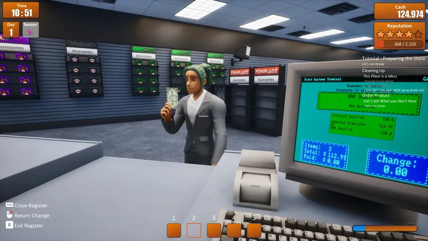Скриншот 5 к игре Midnight Launch: A Gameshop Sim