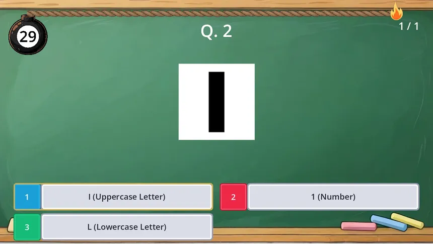 Скриншот 2 к игре フォントのげぇむ ～Which I Master～