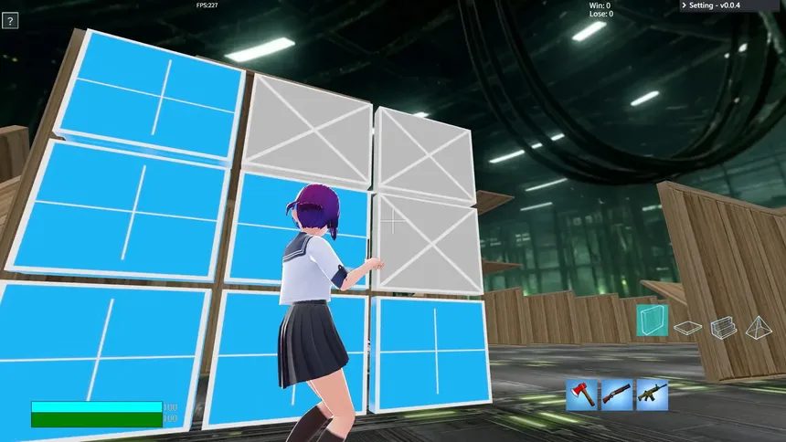 Скриншот 1 к игре Girlsnite - Anime Building Battle TPS