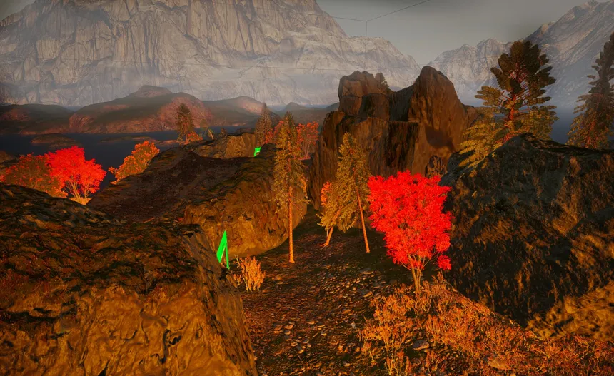 Скриншот 4 к игре Mountain Surfer Drone Racing Game