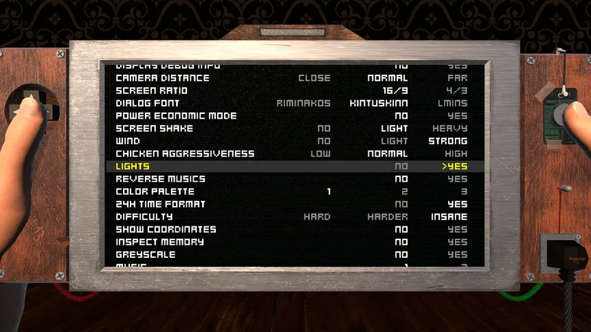 Скриншот 1 к игре Game Settings