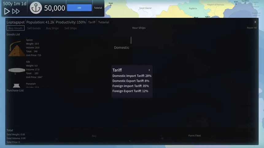 Скриншот 1 к игре Voyage Trader