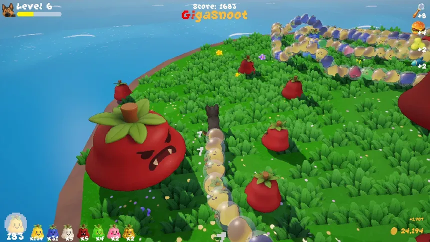 Скриншот 1 к игре FruitSnoot