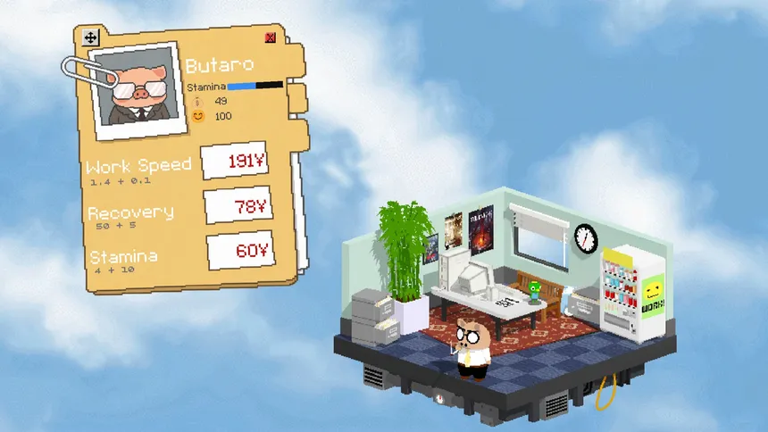 Скриншот 7 к игре Butaro's Overtime Office