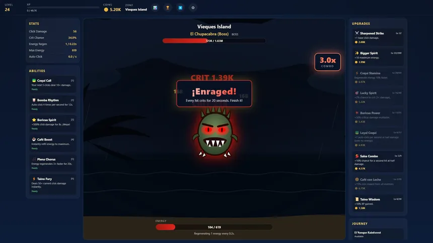 Скриншот 3 к игре Coquí Crusader: Defenders of Borikén
