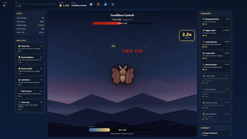 Скриншот 4 к игре Coquí Crusader: Defenders of Borikén