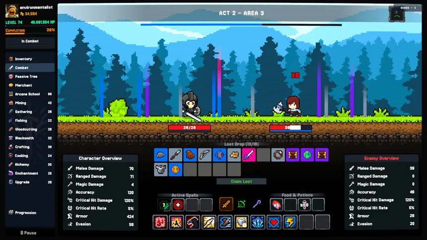 Скриншот 6 к игре Between Adventures IDLE