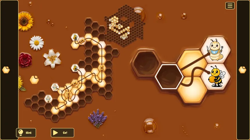 Скриншот 1 к игре Bee on a Roll
