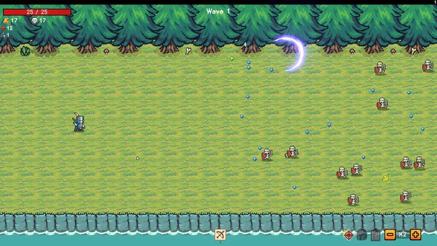 Скриншот 1 к игре Pixel Survivors: Defense