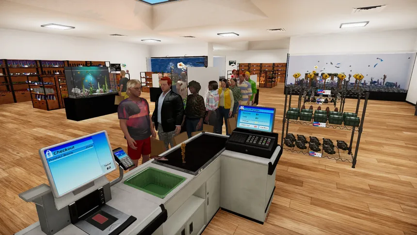 Скриншот 1 к игре Aquatic Store Simulator