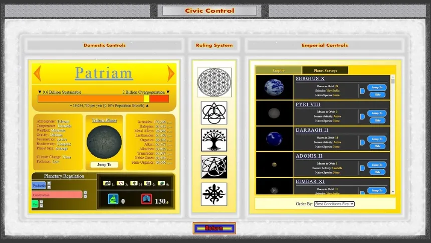 Скриншот 4 к игре Game of Planets