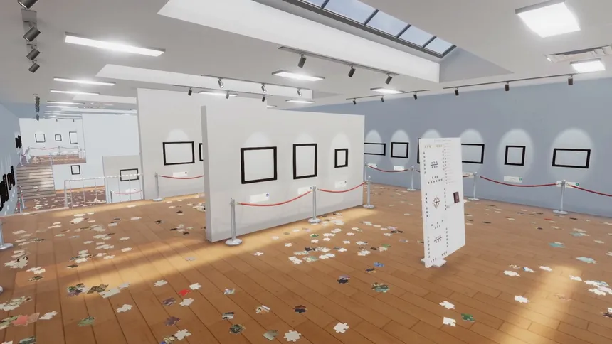 Скриншот 1 к игре Cleaning Up The Puzzle Gallery