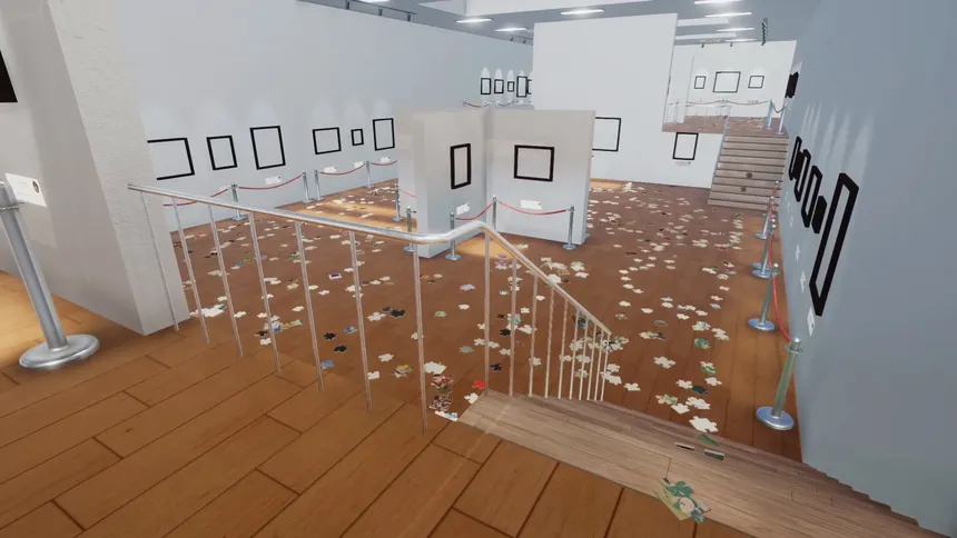 Скриншот 2 к игре Cleaning Up The Puzzle Gallery