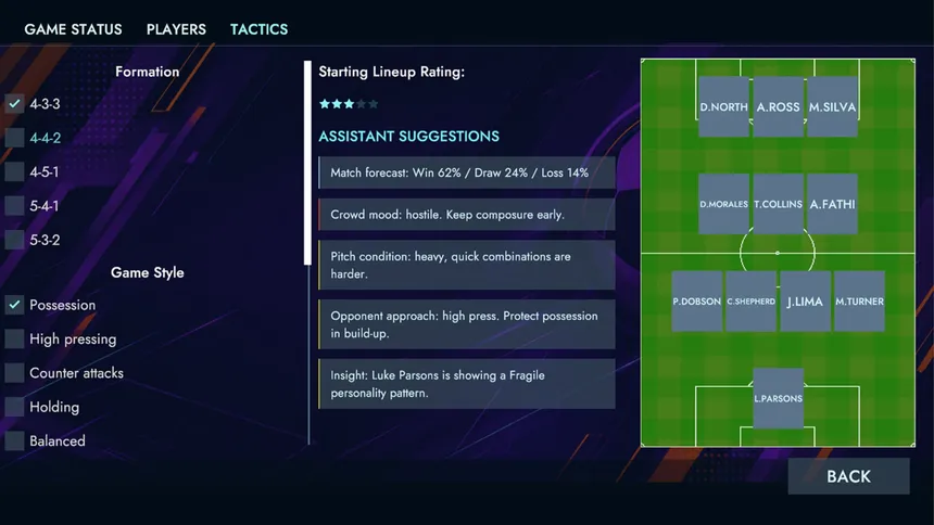 Скриншот 3 к игре Football Club Inside