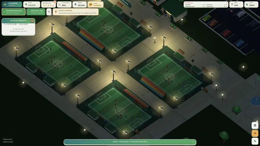 Скриншот 1 к игре Pitchside Empire