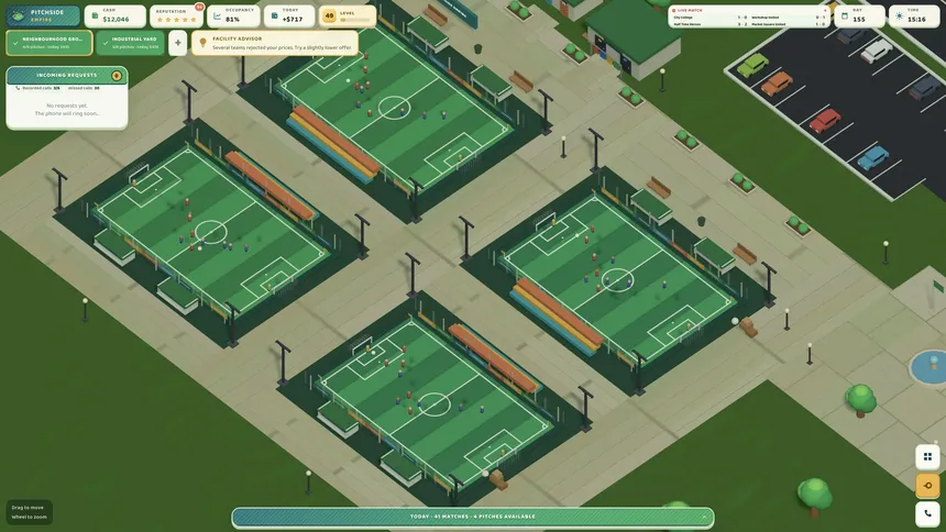 Скриншот 2 к игре Pitchside Empire