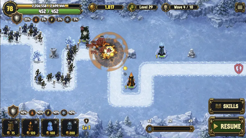 Скриншот 6 к игре Tower Legends